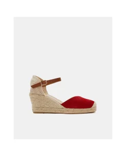 Cuplé Cuna Yute Con Con Pulsera Serraje Rojo