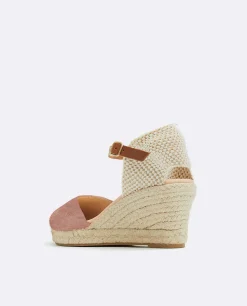 Outlet Cuplé Cuna Yute Con Con Pulsera Serraje Rosa Palo