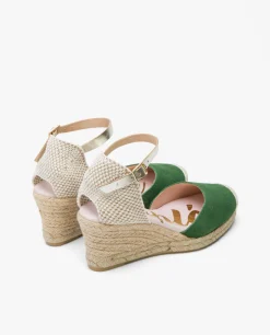 Outlet Cuplé Cuna Yute Con Con Pulsera Serraje Verde