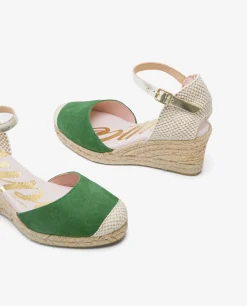 Outlet Cuplé Cuna Yute Con Con Pulsera Serraje Verde