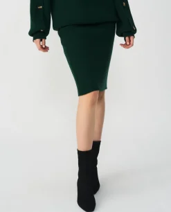 Hot Cuplé Falda Tubo Punto Verde