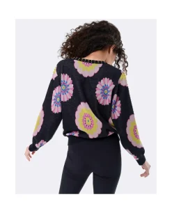 Sale Cuplé Jersey Pico Punto Estampado Flor Multi