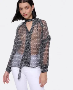Online Cuplé Maxiblusa Romantica Gasa Monogram