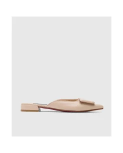 Clearance Cuplé Mule Ubeda Piel Beig