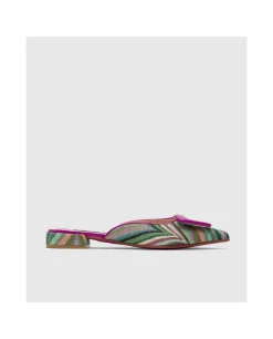 Outlet Cuplé Mule Ubeda Textil Multicolor