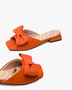 Outlet Cuplé Pala Acolchada Ultrasuede Naranja