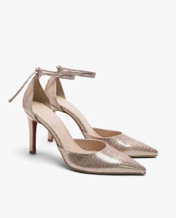 Discount Cuplé Pala Talon Alto Charol Salmon