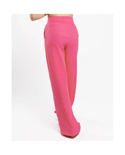 Discount Cuplé Pantalon Campana Crep Fucsia
