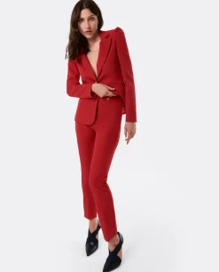 Outlet Cuplé Pantalon Penelope Crep Rojo