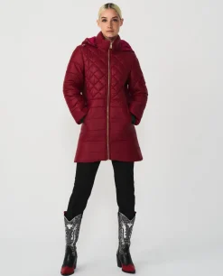 Discount Cuplé Parka Nylon Burdeos