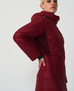 Discount Cuplé Parka Nylon Burdeos