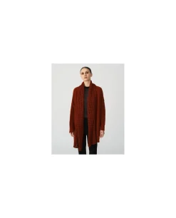 Sale Cuplé Rebeca Crochet Punto Naranja