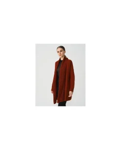 Sale Cuplé Rebeca Crochet Punto Naranja