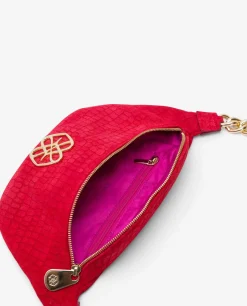 Sale Cuplé Rinonera Letras Serraje Coco Rojo