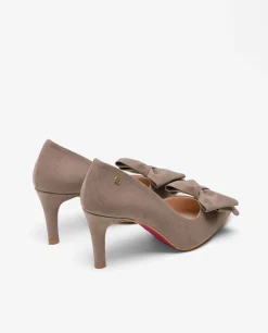 Outlet Cuplé Salon Lazo Ultrasuede Vison