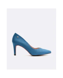 Discount Cuplé Salon Pico Ultrasuede Azul