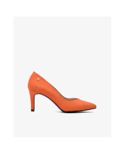 Clearance Cuplé Salon Pico Ultrasuede Naranja