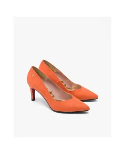 Clearance Cuplé Salon Pico Ultrasuede Naranja