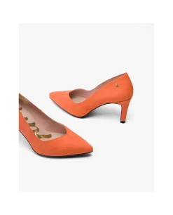 Clearance Cuplé Salon Pico Ultrasuede Naranja