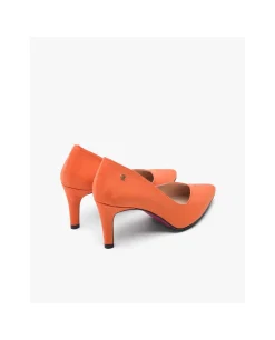 Clearance Cuplé Salon Pico Ultrasuede Naranja