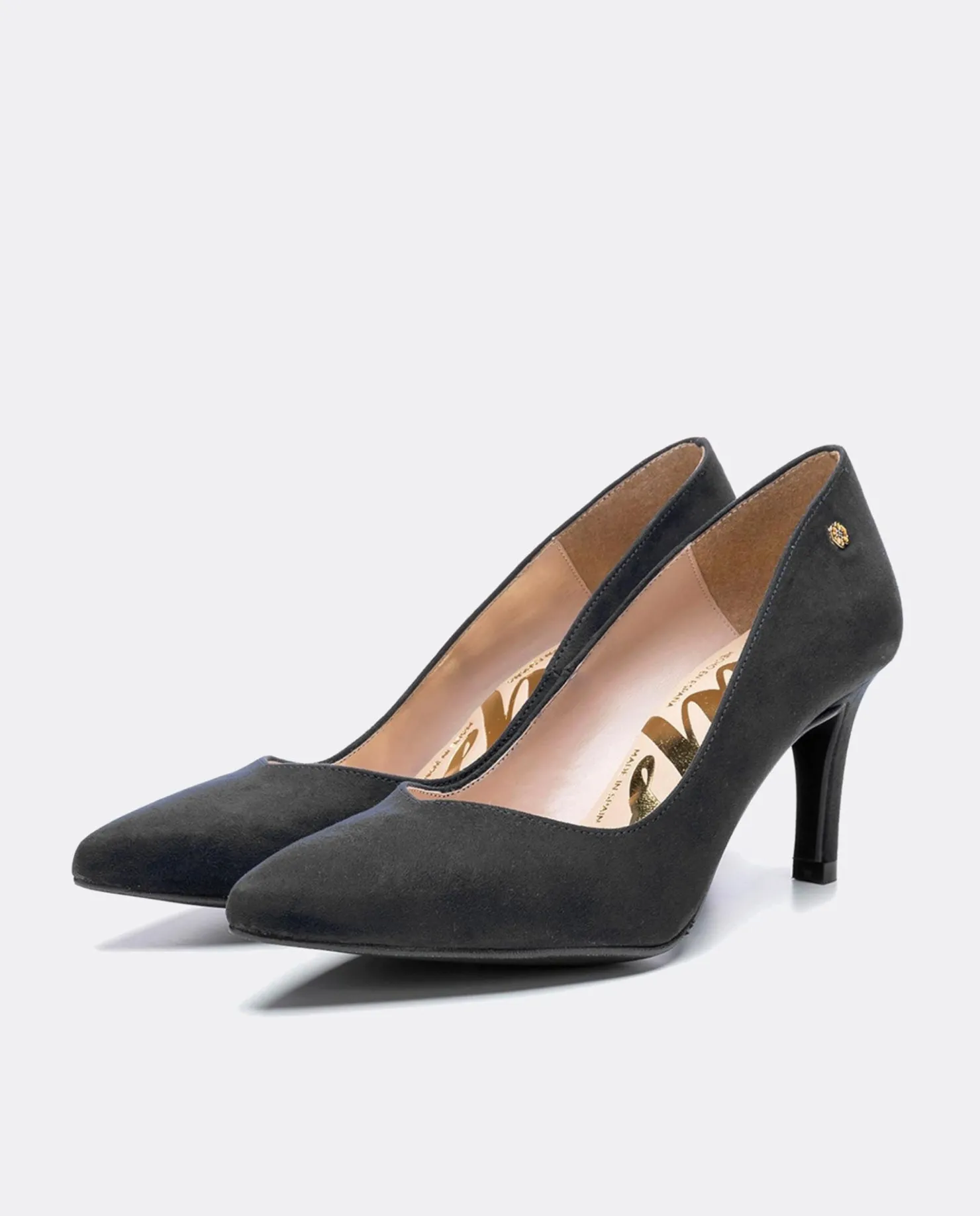 Discount Cuplé Salon Pico Ultrasuede Negro