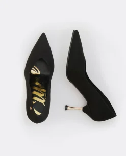 Clearance Cuplé Salon Pico Ultrasuede Negro