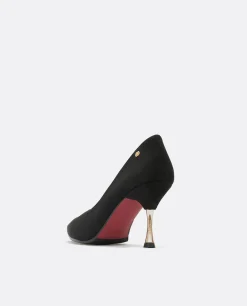Clearance Cuplé Salon Pico Ultrasuede Negro