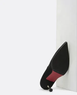 Clearance Cuplé Salon Pico Ultrasuede Negro