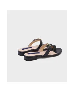 New Cuplé Sandalia Barbate Napa Negro