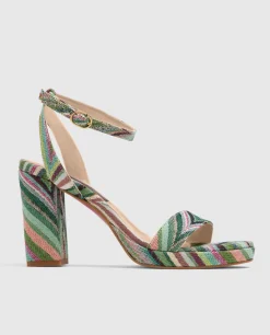Discount Cuplé Sandalia Conil Textil Multicolor