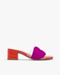 Discount Cuplé Sandalia Corazon Vinilo Transparente