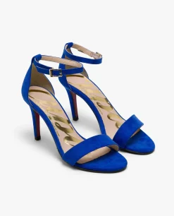 Outlet Cuplé Sandalia Pulsera Ultrasuede Azul