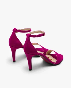 Sale Cuplé Sandalia Pulsera Ultrasuede Fucsia