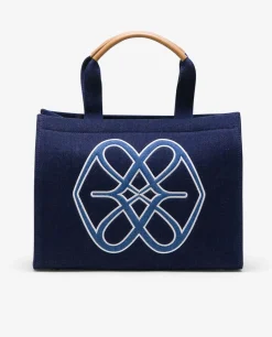 Clearance Cuplé Shopper Logo Vaquero Marino