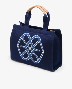Clearance Cuplé Shopper Logo Vaquero Marino