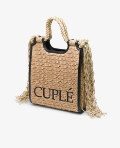 Best Cuplé Shopper Rafia Beig