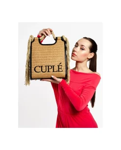 Best Cuplé Shopper Rafia Beig
