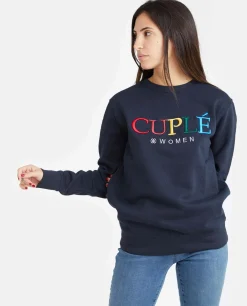 Sale Cuplé Sudadera Punto Sudadera Marino