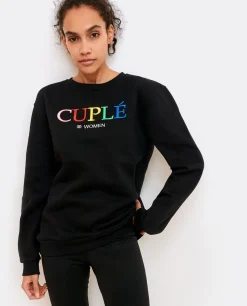 New Cuplé Sudadera Punto Sudadera Negro