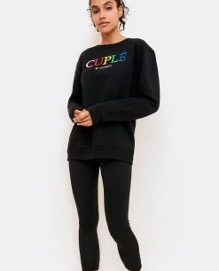New Cuplé Sudadera Punto Sudadera Negro