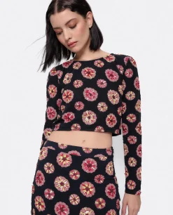 Best Cuplé Top Gasa Estampado Flor Multi