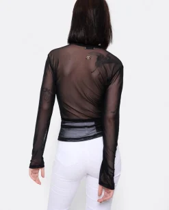 Cuplé Top Tul Negro