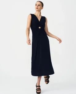 Clearance Cuplé Vestido Aro Cintura Punto Marino