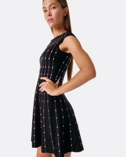 Online Cuplé Vestido Lady Punto Negro