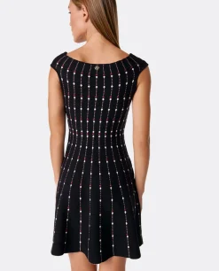 Online Cuplé Vestido Lady Punto Negro