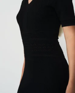Sale Cuplé Vestido M/C Punto Negro