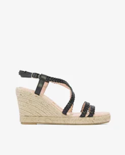 Discount Cuplé Yute Trenzado Alto Trenzado Negro