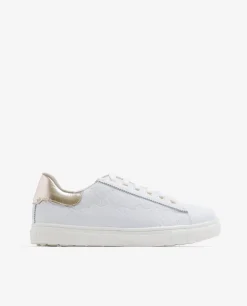 Outlet Cuplé Zapatillas Piel Logos Blanco