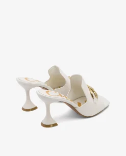 Hot Cuplé Zueco Adorno Napa Blanco
